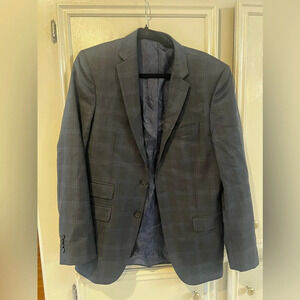 Joseph Abboud Black and Navy Blazer 38R